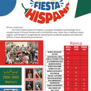 Fiesta Hispana Reina Sponsor