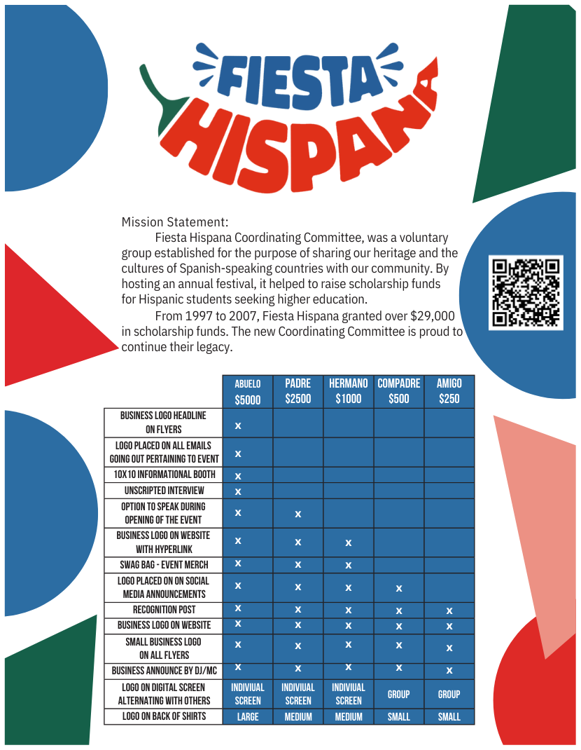 Fiesta Hispana Sponsor